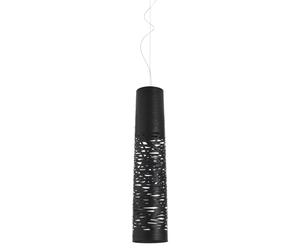 Foscarini Suspension Tress - noir - halogène - non dimmable - medium Ø24 x 110