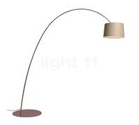 Foscarini Twiggy Elle Wood Lampadaire arc LED bourgogne - chêne Ce luminaire comporte des modules à LED prémontés de classes énergétiques A A++, A+, A