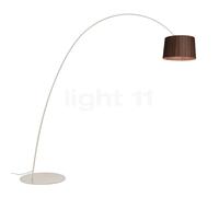 Foscarini Twiggy Elle Wood Lampadaire arc LED greige - palissandre - tunable white Ce luminaire comporte des modules à LED prémontés de classes énergétiques A A++, A+, A
