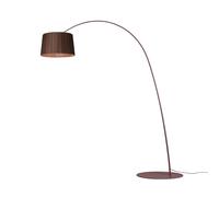 Foscarini Twiggy Elle Wood Lampadaire arc LED bourgogne - palissandre Ce luminaire comporte des modules à LED prémontés de classes énergétiques A A++, A+, A