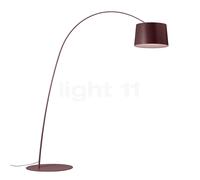 Foscarini Twiggy Lampadaire arc LED bourgogne Ce luminaire comporte des modules à LED prémontés de classes énergétiques A A++, A+, A