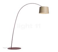 Foscarini Twiggy Wood Lampadaire arc LED bourgogne - chêne Ce luminaire comporte des modules à LED prémontés de classes énergétiques A A++, A+, A