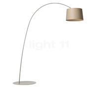 Foscarini Twiggy Wood Lampadaire arc LED greige - chêne Ce luminaire comporte des modules à LED prémontés de classes énergétiques A A++, A+, A