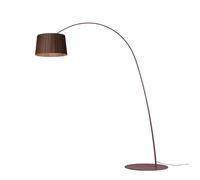 Foscarini Twiggy Wood Lampadaire arc LED bourgogne - palissandre - mylight Ce luminaire comporte des modules à LED prémontés de classes énergétiques A A++, A+, A