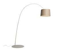 Foscarini Twiggy Wood Terra Steh-/Bogenleuchte, greige / oak