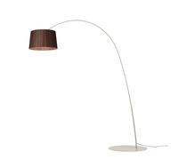 Foscarini Twiggy Wood Lampadaire arc LED greige - palissandre Ce luminaire comporte des modules à LED prémontés de classes énergétiques A A++, A+, A