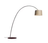 Foscarini Twiggy Wood Lampadaire arc LED bourgogne - chêne - tunable white Ce luminaire comporte des modules à LED prémontés de classes énergétiques A A++, A+, A