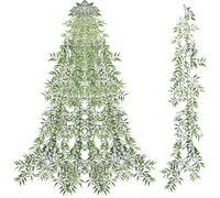 FOSDICK 2 PCS Plante Artificielle Tombante 180cm Bambou Feuilles Guirlande Artificielles, Fausse Plante Tombante, Fake Plants Intérieure Extérieure Vigne pour Célébration, Jardin, Mariage, Cuisine