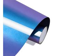 FOSER Film de Transfert à dégradé pour traceur textile, couleurs dégradées, film de transfert pour traceur, textiles (bleu roi à violet)