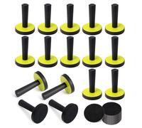 FOSHIO 16pcs Aimant en Puissant avec Poignée, pour Soutenir la Fixation Film de Protection de Voiture, Aimant Frigopour Réfrigérateur, Plaque Magnétique, Crafts Magnet Holder
