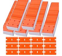 FOSHIO Lot de 600 lames de rechange en plastique, lames de rasoir, lames pour grattoir de plaques vitrocéramiques, lames pour grattoir en verre, grattoir pour plaque vitrocéramique, grattoir en
