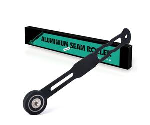 FOSHIO Rouleau de Papier Peint,Rouleau Autocollant pour Meubles, Rouleau en Aluminium métallique, Outil Autocollant pour Meubles, Isolation Acoustique, Rouleau de Couture