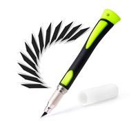 FOSHIO Scalpel avec 12 lames Cutter de Précision Couteau Professional Cutter Set couteaux de rechange et capuchon de protection, scalpel pedicure, scalpel chirurgical, couteau à découper