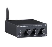 Fosi Audio BT20A Amplificateur Audio Bluetooth, 100W x2 Ampli HiFi Stéréo 2 Canaux, Classe D Amp TPA3116 Intégré Ampli de Puissance avec Contrôle des Basses et des Aigus pour Home Cinema