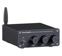 Fosi Audio Amplificateur stéréo BT20A-24V – Hi-Fi Bluetooth 5.0 2 x 100 W