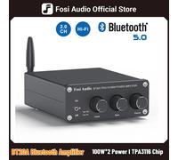 Fosi Audio BT20A Bluetooth TPA3116D2 amplificateur de puissance sonore 100W Mini HiFi stéréo ampli basse aigus pour Home cinéma Alimentation BT20A 24V