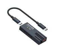 Fosi Audio DS1 Ampli Casque, Puce DSD512, Mini Amplificateur Audio, Dac Audio HiFi, USB C DAC ES9038Q2M, Prend en Charge 32 bits/768 kHz avec Double Sortie Casque 4,4 mm et 3,5 mm, pour Casque