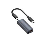 Fosi Audio DS2 USB C à AUX Amplificateur de Casque DAC Dongle 3,5 mm Adaptateur Audio Haute Résolution CS43131