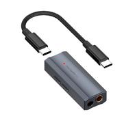 Fosi Audio DS2 USB C to AUX Amplificateur de casque DAC Dongle 3.5mm Jack Adaptateur Audio Portable Amplificateur avec double sortie DSD256 4.4mm Balanced High Resolution Chip CS43131