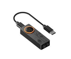 Fosi Audio DS3 Dongle Amplificateur DAC USB-C, Ampli Casque Portable avec Audio Spatial 7.1 pour Jeux Vidéo, ES9039Q2M XMOS Powered, 3,5 mm Simple 4,4 mm Symétrique, pour PC/Phone/PS5/Switch (Noir)