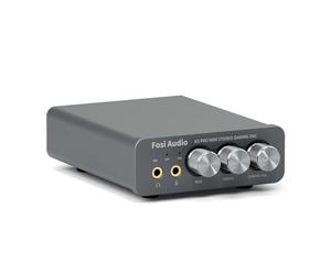 Fosi Audio K5 Pro Amplificateur Casque USB C DAC HiFi, Entrées USB/Optique/Coaxiale/Microphone vers Sortie AUX/RCA 3,5 mm, Ampli DAC de jeu Haute Résolution pour PS5/PC/MAC/Haut-Parleurs Actifs