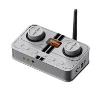 Fosi Audio K7 DAC Ampli Casque, Jusqu'à PCM 384 kHz/32 bits, USB C/Bluetooth aptX HD LL/Optique/Coaxial/Entrée Micro, Sortie Symétrique 4,4 mm/3,5 mm/RCA pour PC PS5 Espace de Travail Gaming-Argenté