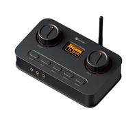 Fosi Audio K7 DAC Headphone Amp, Up to PCM 384kHz/32bit, USB C/Bluetooth aptX HD LL/Optical/Coaxial/Mic Input, Balanced Output 4.4mm/3.5mm/RCA for PC PS5 Workspace Gaming (Noir)