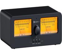 Fosi Audio LC30 Boîtier Sélecteur Audio Analogique 2 Voies avec VU-Mètre - Pour Amplificateurs HiFi et Haut-Parleurs Passifs