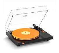 Fosi Audio Luna3 Platine Vinyle, Tourne-Disque Hi-FI avec Cellule VM95E, Plateau Acrylique, Moteur Servo, sans Préampli Phono Intégré, Bras Aluminium - Noir