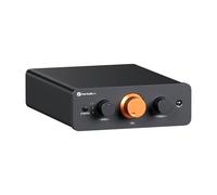 Fosi Audio P4 Mini Préampli avec 3 Entrées RCA, Préampli Stéréo Home Audio pour Amplificateur/Caisson de Basses Actif/Haut-Parleurs, Préamplificateur avec Gain Réglable à 3 Niveaux 3/6/9 DB