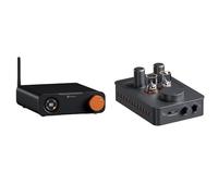 Fosi Audio Préamplificateur DAC de Bureau ZD3, Convertisseur Audio Numérique-Analogique Entièrement Symétrique et Préampli pour Casque à Lampes GR70 Mini Préamplificateur HiFi
