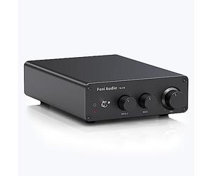 Fosi Audio TB10D 600 Watts TPA3255 Mini amplificateur HiFi Stéréo Ampli Récepteur audio 2 canaux intégré pour haut-parleurs passifs avec contrôle des aigus et des basses