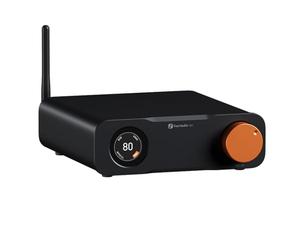 Fosi Audio ZD3 Préamplificateur de Bureau DAC Entièrement équilibré avec Amplificateur Stéréo Domestique ES9039Q2M, Bluetooth/USB/Optique/Coaxial/TV Entrée HDMI Arc, Sortie XLR/RCA avec Télécommande