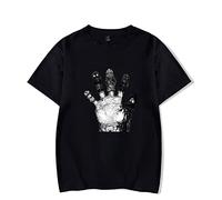 Fosike Dorohedoro Manga T-Shirt Unisexe Imprimé, Femme Homme T-Shirt Col Rond À Manches Courtes Coupe Classique, Anime Cosplay Costume-Black||M