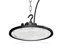 Fosingut 100W UFO High Bay Lumière, 10000lm Projecteur LED Industriel, 6500K IP65 Étanche Plafonnier UFO Spot, Lampe Atelier pour Stade, Garage, Usine, Gym, Hall