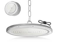 Fosingut Projecteur LED Industriel 400W,40000LM Spot High Bay Lumière éclairage d'atelier,Blanc Froid 6500K IP65 Étanche UFO Eclairage Plafonnier LED Interieur Lustre pour Entrepôt,Usine,Hall,Gym