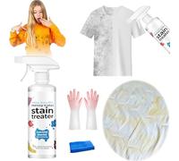 Fosoloni Lot de 3 sprays détachants pour vêtements, beurre, détachant spécial contre les taches de graisse, les taches de chocolat, pour le linge blanc, le tricot