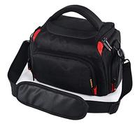 FOSOTO Étui pour appareil photo reflex numérique, Noir , m, Sac bandoulière