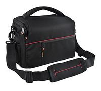 FOSOTO Sac étanche pour appareil photo reflex numérique et SLR résistant aux chocs, Noir , L, Étui pour appareil photo