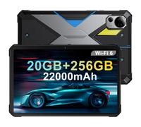 FOSSiBOT DT2 Tablette Incassable ,22000mAh,10.4'' ,20Go+256Go, Bleu
