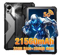 FOSSiBOT DT3 5G Tablette Incassable Android 15, 21560 mAh 66 W, Dimensity 7300 5G Tablette Durcie, 32 Go+256 Go/2 to, Écran 10,4 Pouces 2K Tablette Tactile, 64 MP+32 MP/Double SIM/WiFi 6/IP68. (Noir)