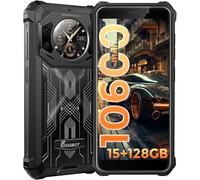 FOSSiBOT F101 Pro NFC Telephone Portable Incassable 2025, Double Écran, 10600mAh Smartphone, MTK MT8788 Octa-Core Android 13,15Go+128Go, 24+8MP Camera, Écran 5,45", 4G Dual SIM, NFC/OTG/IP68/IP69K