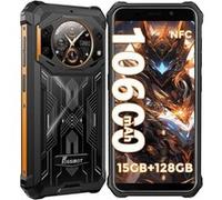 FOSSiBOT F101 Pro Smartphone antichoc IP68/IP69K double écran 10600mAh 15Go+128Go 4G NFC ORANGE Nior