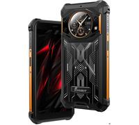 FOSSiBOT F101 ProTéléphone Portable Incassable 2025, Double Écran,10600mAh,MTK MT8788,15+128Go, NFC/OTG/IP68/IP69K,Orange