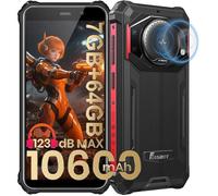 FOSSiBOT F101P smartphone incassable 5,45'' - 10600mAh, 7Go(4+3)/64Go, 24MP, IP68/IP69K, Android 13, rouge