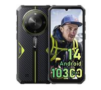 FOSSiBOT F105 Smartphone Robuste - Écran 6.74"" - 10300mAh - 4Go + 64Go - 20MP - Android 14 - IP68 Étanche GPS Double SIM 4G - Vert