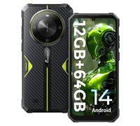 FOSSiBOT F105 Téléphone Portable Incassable,12(4+8) Go+64Go Vert