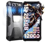 F106 Pro Téléphone IP68, 12000mAh, 15+256 Go,Nior