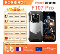 Fossibot F107 Pro 5G téléphone portable robuste 30GB(12 +18) + 512GB Android 15 28000mAh 66W 200MP + 32MP NFC/GPS double lampes de poche lumineuses GRIS