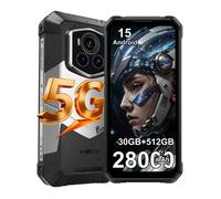 FOSSiBOT F107 Pro - Smartphone robuste 5G 6,95"" 120Hz, 30GB/512GB, 200MP, 28000mAh, Android 15, IP68/IP69K